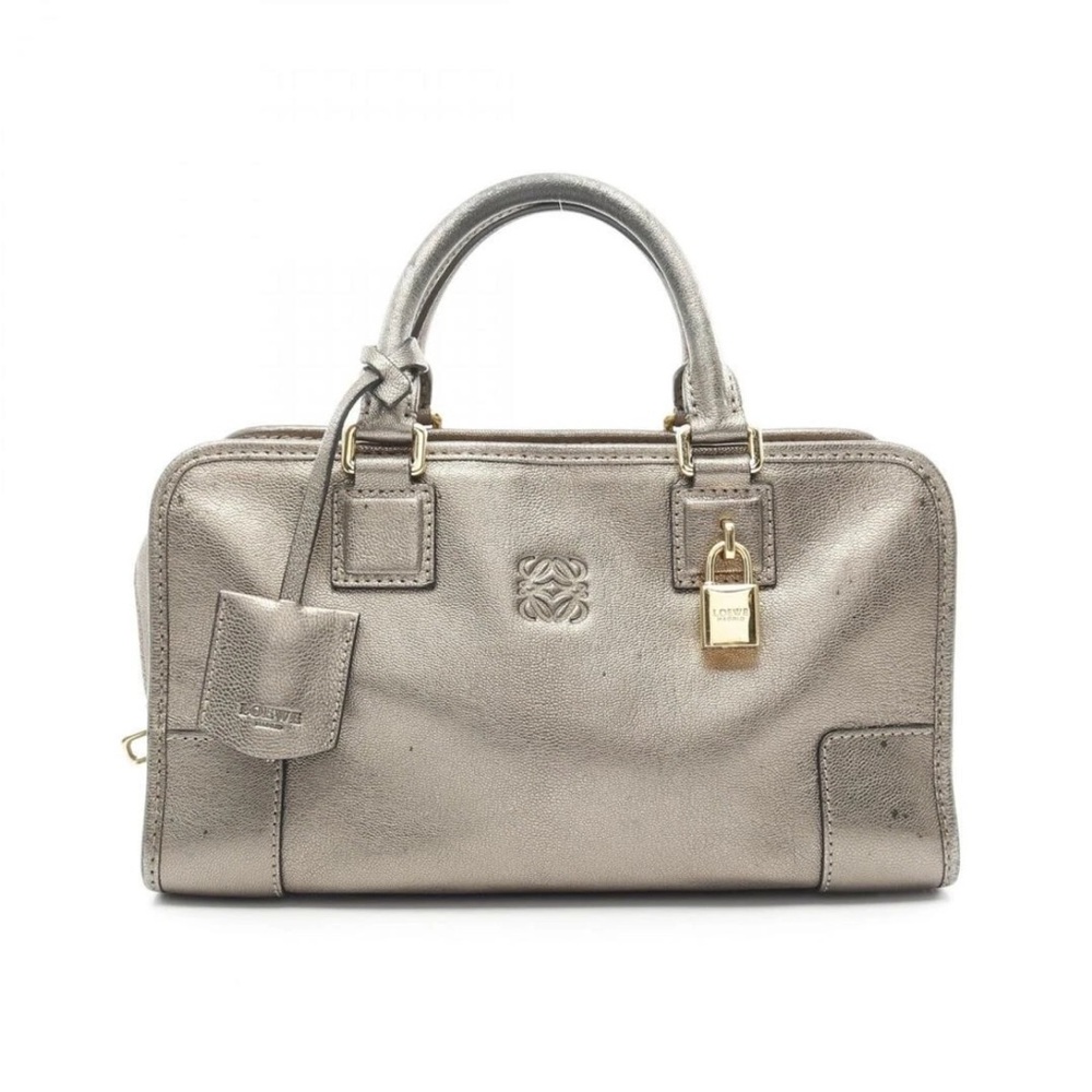 Loewe Metallic Silver Handbag - image 1